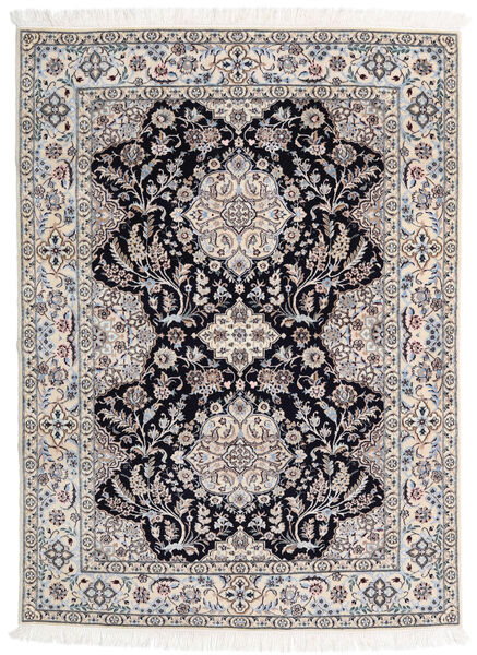  Orientalischer Nain 6La Teppich Teppich 123X170 Grau/Beige ( Persien/Iran)