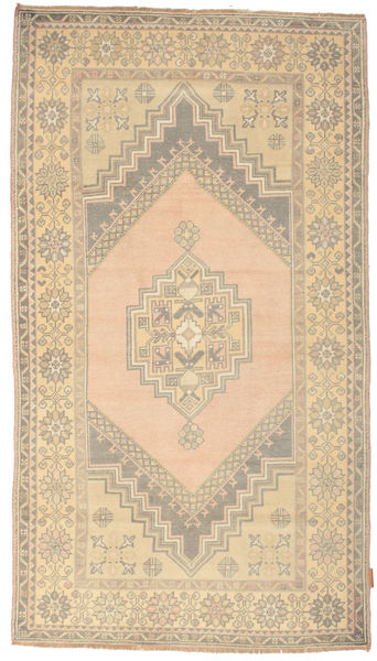  Colored Vintage Teppich 119X213 Echter Moderner Handgeknüpfter Gelb/Beige (Wolle, Türkei)