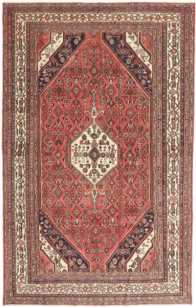  193X305 Hamadan Patina Teppich Braun/Rot Persien/Iran 