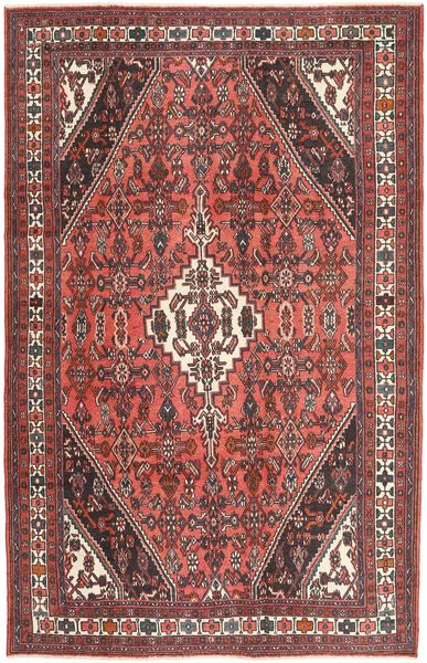 Persischer Hamadan Patina Teppich Teppich 208X318 Rot/Braun (Wolle, Persien/Iran)