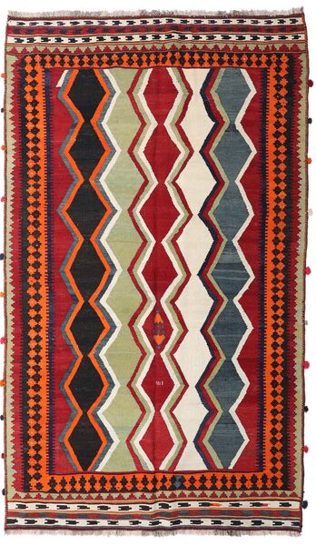  157X270 Kelim Vintage Teppich Teppich Rot/Dunkelrot Persien/Iran 