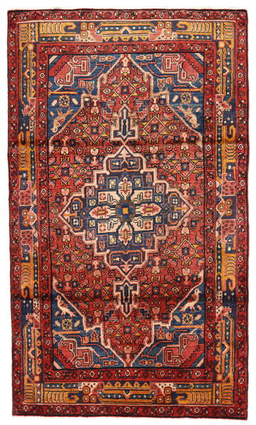  Koliai Teppich 118X202 Echter Orientalischer Handgeknüpfter Dunkelrot/Dunkellila (Wolle, Persien/Iran)