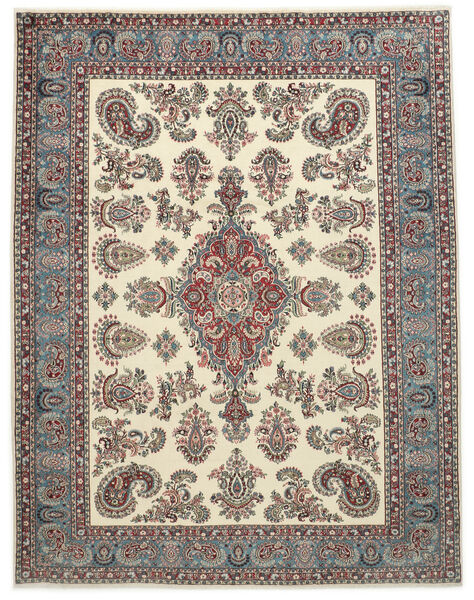  270X343 Hamadan Shahrbaf Teppich Handgeknüpfter Teppich Grau/Beige Persien/Iran 