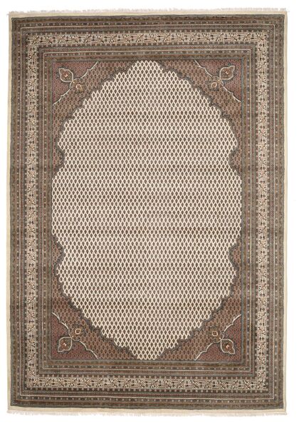  Orientalischer Mir Indisch Teppich 255X356 Braun/Beige Großer (Wolle, Indien)