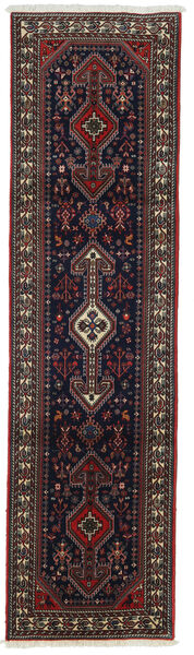  Orientalischer Abadeh Fine Teppich Teppich 80X300 Läufer Dunkelrot/Rot (Wolle, Persien/Iran)