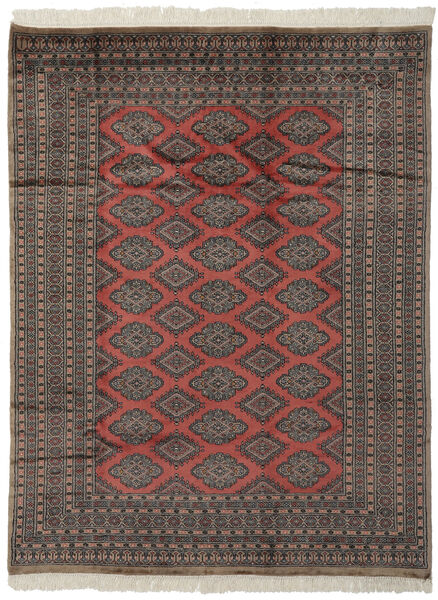  Pakistan Buchara 2Ply Teppich 184X237 Echter Orientalischer Handgeknüpfter Schwartz/Dunkelbraun (Wolle, Pakistan)