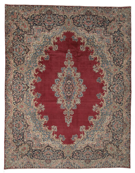  Antik Kerman Ca. 1920 300X385 Persischer Wollteppich Braun/Dunkelrot Groß 