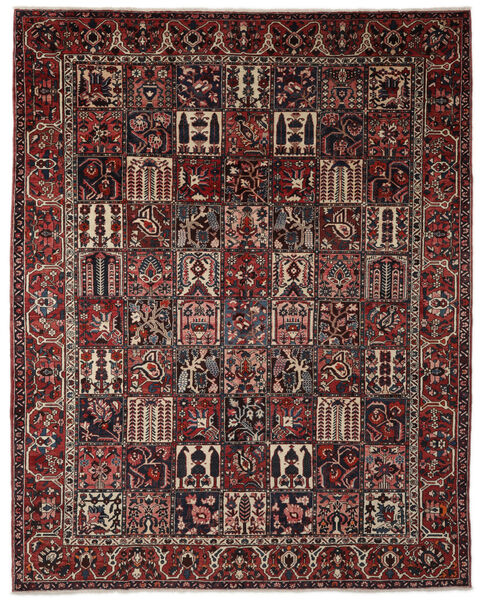  Orientalischer Bachtiar Teppich Teppich 283X356 Schwarz/Dunkelrot Großer (Wolle, Persien/Iran)