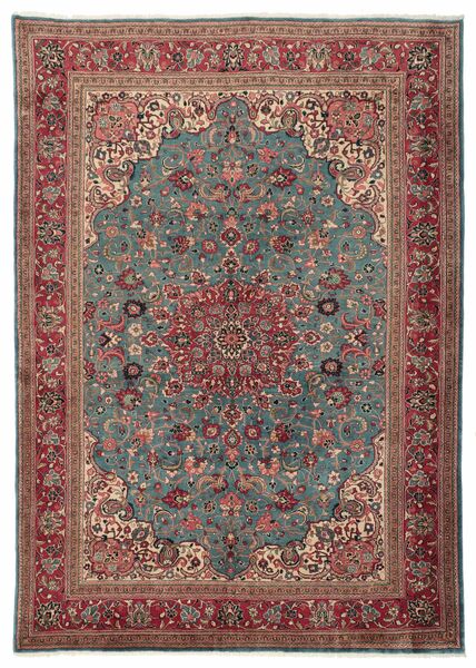Sarough Teppich Teppich 225X300 Braun/Dunkelrot (Wolle, Persien/Iran)
