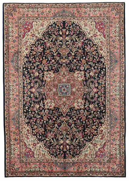 210X300 Sarough Fine Teppich Orientalischer Braun/Schwarz (Wolle, Persien/Iran)