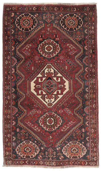 Ghashghai Teppich 87X150 Echter Orientalischer Handgeknüpfter Schwartz/Dunkelbraun (Wolle, Persien/Iran)