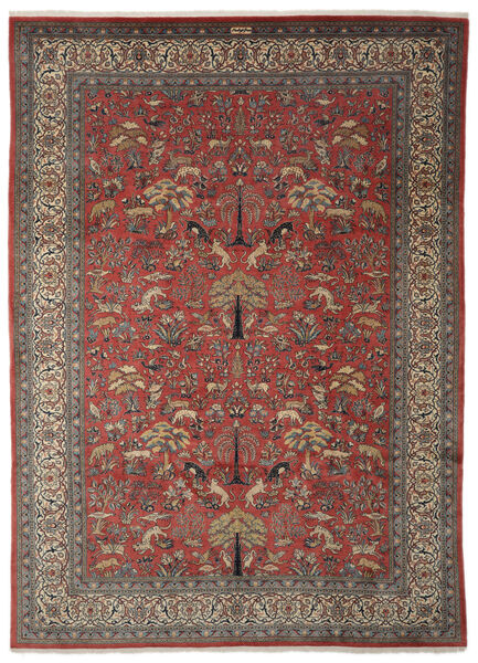  Persischer Sarough Teppich Teppich 300X410 Dunkelrot/Braun Großer (Wolle, Persien/Iran)