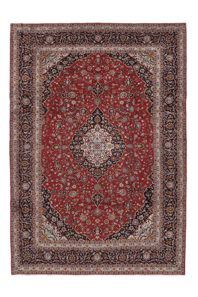  Persischer Keshan Teppich Teppich 254X356 Dunkelrot/Schwarz Großer (Wolle, Persien/Iran)