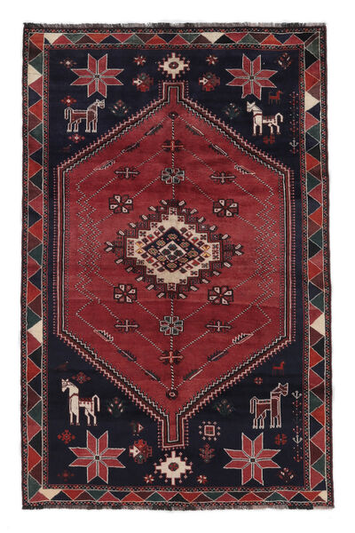  164X252 Medaillon Shiraz Teppich 