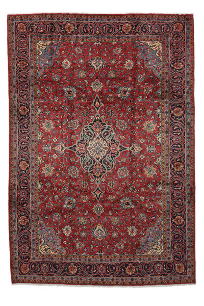  Orientalischer Mahal Teppich Teppich 241X352 Dunkelrot/Schwarz (Wolle, Persien/Iran)