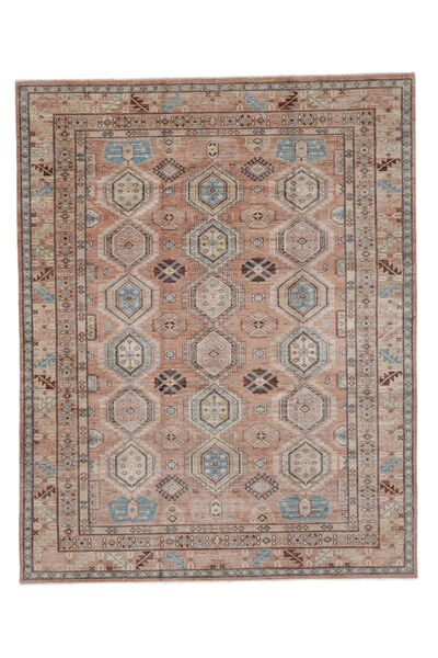 241X307 Kazak Ariana Teppich Teppich Echter Orientalischer Handgeknüpfter Braun/Dunkelgrau (Wolle, Afghanistan)