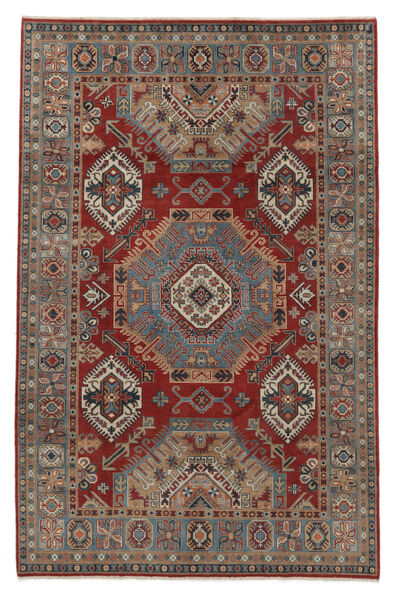  197X308 Kazak Fine Teppich Teppich Braun/Dunkelrot Afghanistan 