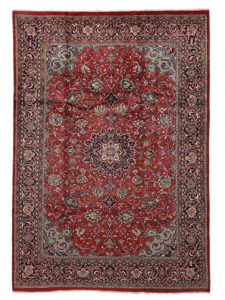 Persischer Maschad Teppich Teppich 215X320 Dunkelrot/Schwarz (Wolle, Persien/Iran)