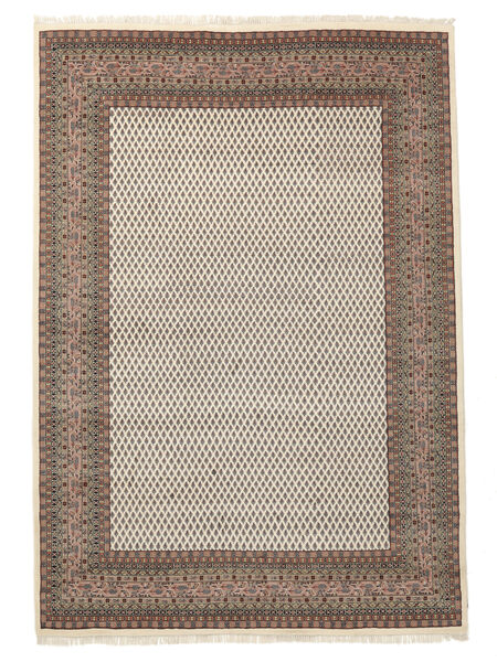  Mir Indisch Teppich 248X353 Wollteppich Braun/Beige Groß Teppich 