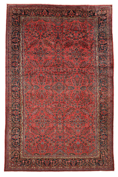  Persischer Mehraban Teppich Teppich 338X525 Dunkelrot/Schwarz Großer (Wolle, Persien/Iran)