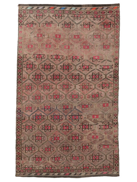  Orientalischer Kelim Vintage Türkei Teppich Teppich 168X280 Braun/Schwarz (Wolle, Türkei)