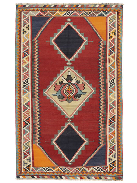 Kelim Vintage Teppich Teppich 150X244 Dunkelrot/Schwarz (Wolle, Persien/Iran)