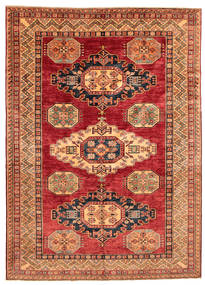  Kazak Teppich 168X240 Echter Orientalischer Handgeknüpfter (Wolle, Pakistan)