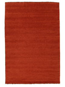  Handloom Fringes - Rost/Rot Teppich 160X230 Moderner Dunkelrot (Wolle, Indien)