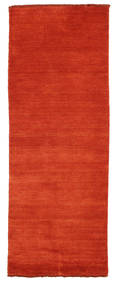  Handloom Fringes - Rost/Rot Teppich 80X200 Moderner Läufer Rost/Rot (Wolle, Indien)