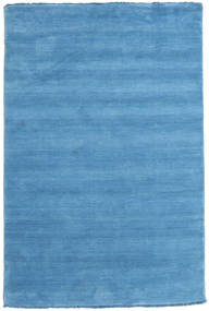  Handloom Fringes - Hellblau Teppich 120X180 Moderner Hellblau/Blau (Wolle, Indien)