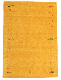  Wollteppich 160X230 Gabbeh Loom Frame Gelb Teppich 