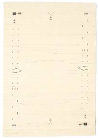  Gabbeh Loom Frame - Naturweiß Teppich 120X180 Moderner Beige/Weiß/Creme (Wolle, Indien)