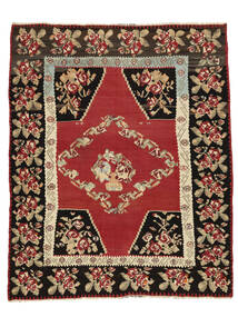  Kelim Halbantik Teppich 264X316 Echter Orientalischer Handgewebter Dunkelbraun/Schwartz Großer (Wolle, Slowenien)