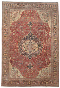 368X550 Farahan Teppich Teppich Braun/Rot Persien/Iran 