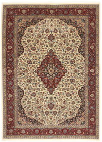  Ilam Sherkat Farsh Seide Teppich 175X245 Echter Orientalischer Handgeknüpfter Dunkelrot/Hellbraun (Wolle/Seide, Persien/Iran)
