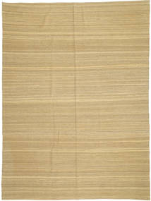  Kelim Modern Teppich 210X279 Echter Moderner Handgewebter Dunkel Beige/Gelb (Wolle, Afghanistan)