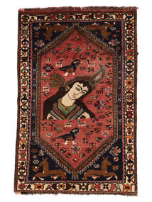  105X160 Ghashghai Fine Teppich Teppich Rot/Braun Persien/Iran 