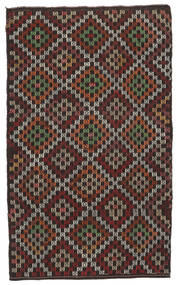 Kelim Vintage Türkei Teppich Teppich 175X286 Schwarz/Dunkelrot (Wolle, Türkei)