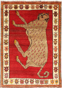  Ghashghai Teppich 140X195 Echter Orientalischer Handgeknüpfter Rost/Rot/Braun (Wolle, Persien/Iran)