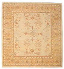  Orientalischer Usak Teppich Teppich 380X406 Quadratisch Beige Großer (Wolle, Türkei)