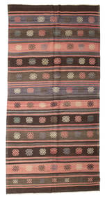  Orientalischer Kelim Vintage Türkei Teppich Teppich 168X340 Läufer Braun/Rot (Wolle, Türkei)