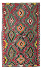  186X307 Kelim Vintage Türkei Teppich Rot/Grün Türkei 
