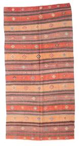 141X275 Kelim Vintage Türkei Teppich Teppich Echter Orientalischer Handgewebter Rot/Orange (Wolle, Türkei)