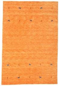  190X290 Gabbeh Loom Two Lines Teppich - Orange Wolle, 