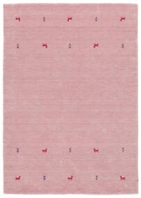  Gabbeh Loom Two Lines - Rosa Teppich 160X230 Moderner Lila/Rost/Rot (Wolle, Indien)