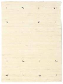  Gabbeh Loom Two Lines - Naturweiß Teppich 140X200 Moderner Beige/Weiß/Creme (Wolle, Indien)