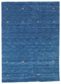  Gabbeh Loom Two Lines - Blau Teppich 160X230 Moderner Dunkelblau/Blau (Wolle, Indien)