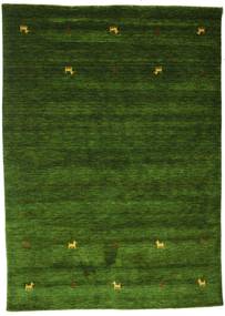  Gabbeh Loom Two Lines - Grün Teppich 160X230 Moderner Dunkelgrün (Wolle, Indien)