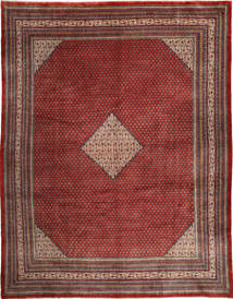  Persischer Sarough Mir Teppich 310X396 Rot/Braun 