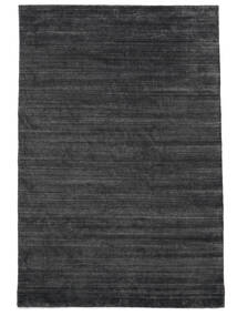  Bambus Seide Loom - Charcoal Teppich 200X300 Moderner Schwartz ( Indien)